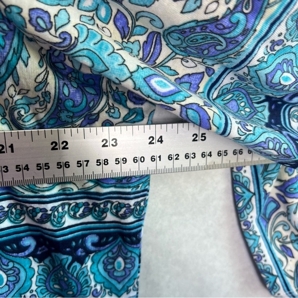 5/$25 Rebecca Malone, Paisley, print women’s shirt size 1X - Picture 2 of 7